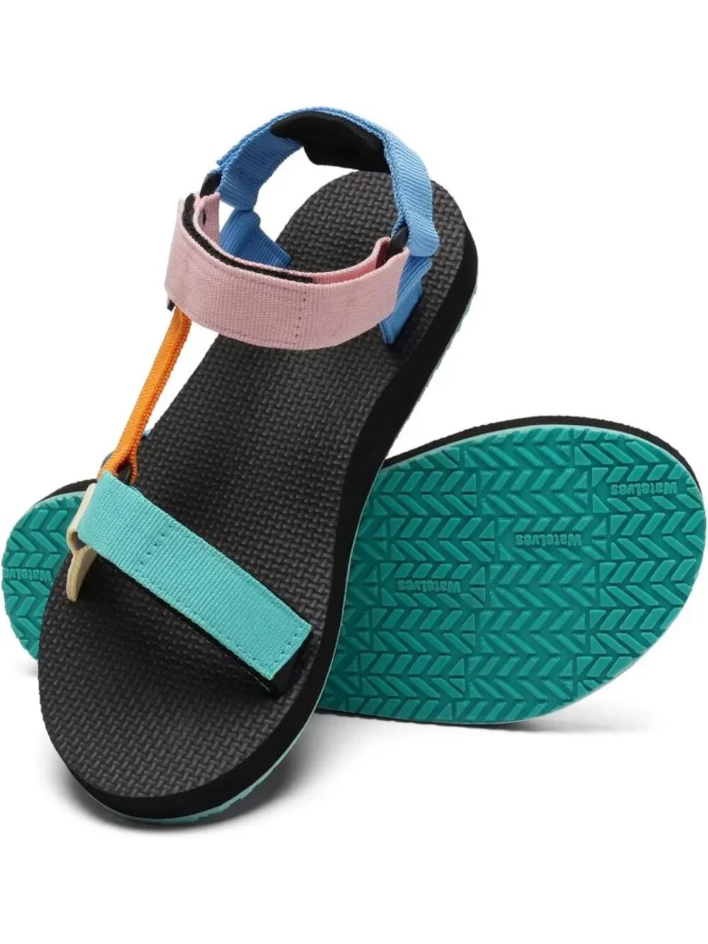 Women's Colourfull Hiking Sandals with-Arch-Support Webbing-Outdoor Beach Water